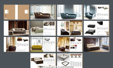 家具画册与建筑建材图片 空间美学的双重表达